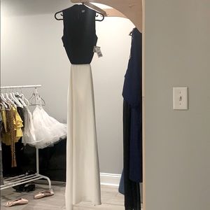 Beautiful Classy Cocktail Gown black and white